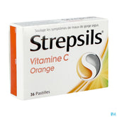 Strepsils Vitamine C Orange Past 36